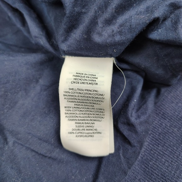 Polo Ralph Lauren Bomber Jacket Youth XL Big Tan Crest Logo Full Zip Military - Picture 10 of 13